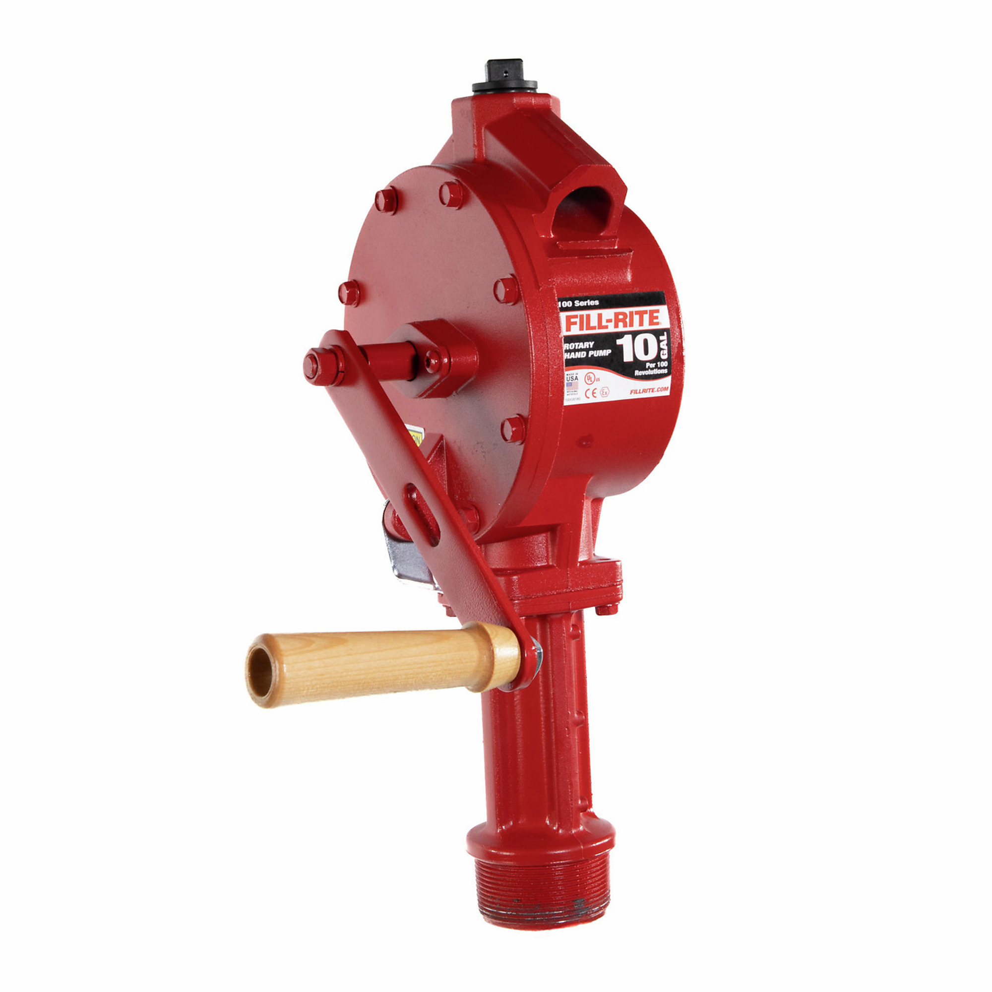 Fill-Rite, Rotary Hand-Operated Fuel Transfer Pump, GPM 10 Model# FR110